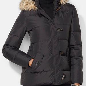 Lauren Ralph Lauren Toggle Down Parka w/ Faux Fur
